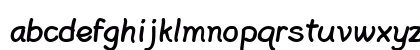 PlainPensleXBold Regular Lowercase Preview