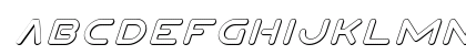 Planet N 3D Italic Lowercase Preview