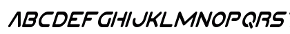 Planet N Compact Condensed Italic Condensed Italic Lowercase Preview