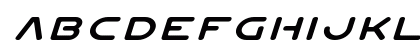 Planet N Expanded Italic Expanded Italic Lowercase Preview