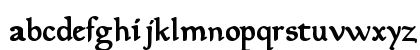 Planewalker Bold Lowercase Preview