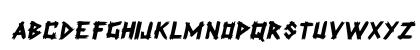 PlanksDisplayCaps Italic Preview