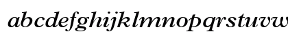 Terminus SSi Semi Bold Italic Lowercase Preview