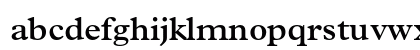 Plantin Semibold Lowercase Preview