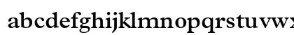 Plantin Std Semibold Lowercase Preview
