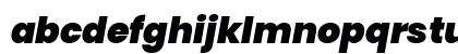 Poppins Black Italic Lowercase Preview