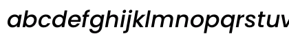 Poppins Medium Italic Preview