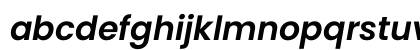 Poppins SemiBold Italic Preview