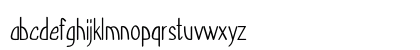 Poric Condensed Regular Lowercase Preview
