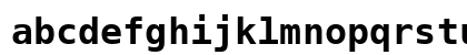 PrimaSansMono BT Bold Lowercase Preview
