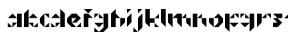 Prismakers Regular Lowercase Preview