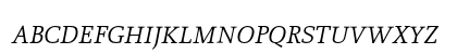 Proforma LightItalicSC Lowercase Preview