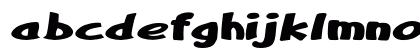 Purvenia Expanded Bold Lowercase Preview