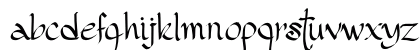 PW Gothic Style Medium Lowercase Preview