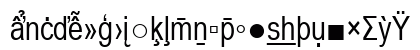 Arial Narrow Special G2 Regular Lowercase Preview