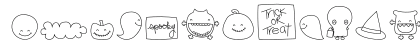 MTF Sweet Dings Halloween Regular Lowercase Preview