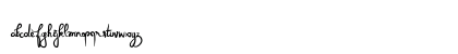 Queen of today Bold Regular Lowercase Preview
