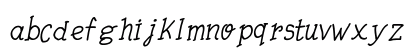 Quick Writing Italic Preview