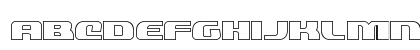 Quickening Outline Regular Lowercase Preview