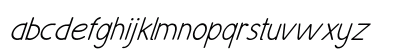 Quido Italic Lowercase Preview