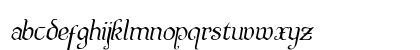 Quill Sword Light Italic Lowercase Preview