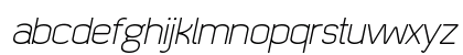 Quizma Light Italic Demo Lowercase Preview