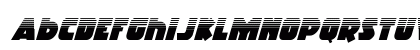 Racket Squad Halftone Italic Italic Lowercase Preview