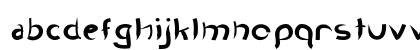 Raggle Regular Lowercase Preview