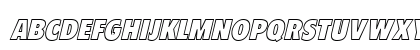 RainbowHollow Oblique Lowercase Preview