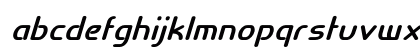 Raintree Bold Italic Lowercase Preview