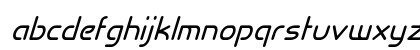 Raintree Italic Lowercase Preview