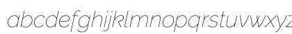 Raleway Thin Italic Preview