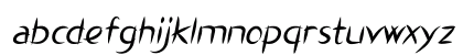 Rangoon Italic Lowercase Preview