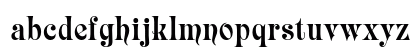 Raphael Std Regular Lowercase Preview