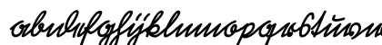 Rastenburg Schraeg U1SY Regular Lowercase Preview