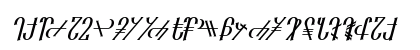 Reanaarian Italic Lowercase Preview