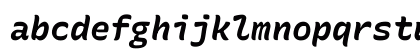 Rec Mono Casual Bold Italic Lowercase Preview