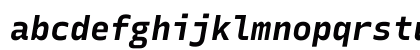 Rec Mono Linear Bold Italic Lowercase Preview