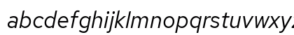 Red Hat Text Italic Lowercase Preview