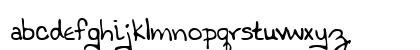 AustinsHand Regular Lowercase Preview