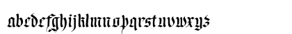 Regent UNZ Regular Lowercase Preview