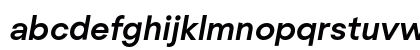 Regola Pro Bold Oblique Lowercase Preview