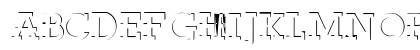 Relief Normal Lowercase Preview