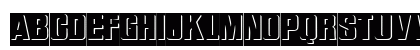 ReliefInReverse Regular Lowercase Preview