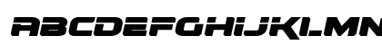 Renegado Expanded Italic Expanded Italic Lowercase Preview