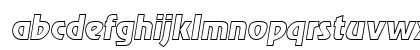 RevenueOutline Oblique Lowercase Preview