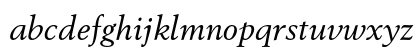 Revival 565 Italic Lowercase Preview