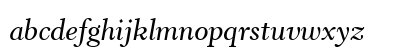 Revivl555 SeBd BT Semi Bold Italic Lowercase Preview