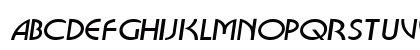 Ridge Oblique Lowercase Preview