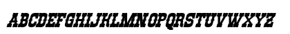 Rio Oro Bold Italic Lowercase Preview